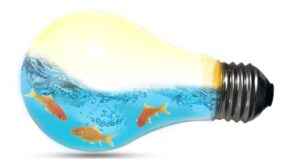 лампа з рибками